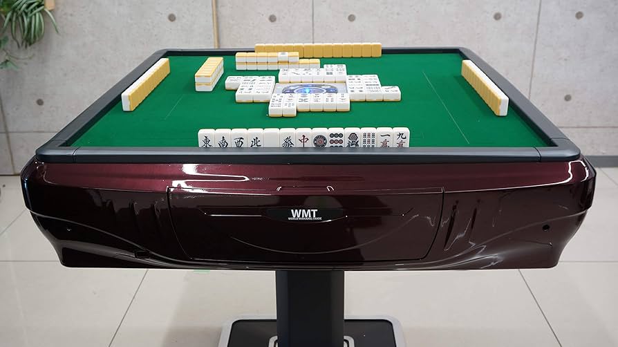 Amazon.co.jp: WMT 全自動麻雀卓 P33 静音タイプ シャインレッド