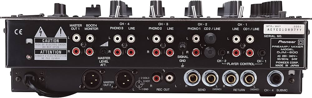 PIONEER DJM-600 Pro DJ Mixer : Amazon.in: Home Improvement