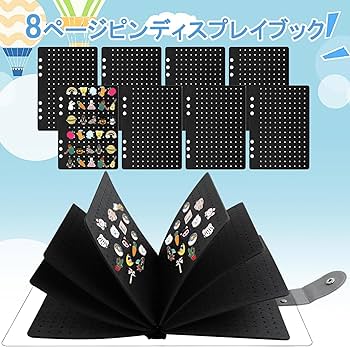 Amazon.co.jp: ピンバッジ ケース 大容量 A5サイズ ピンバッジ