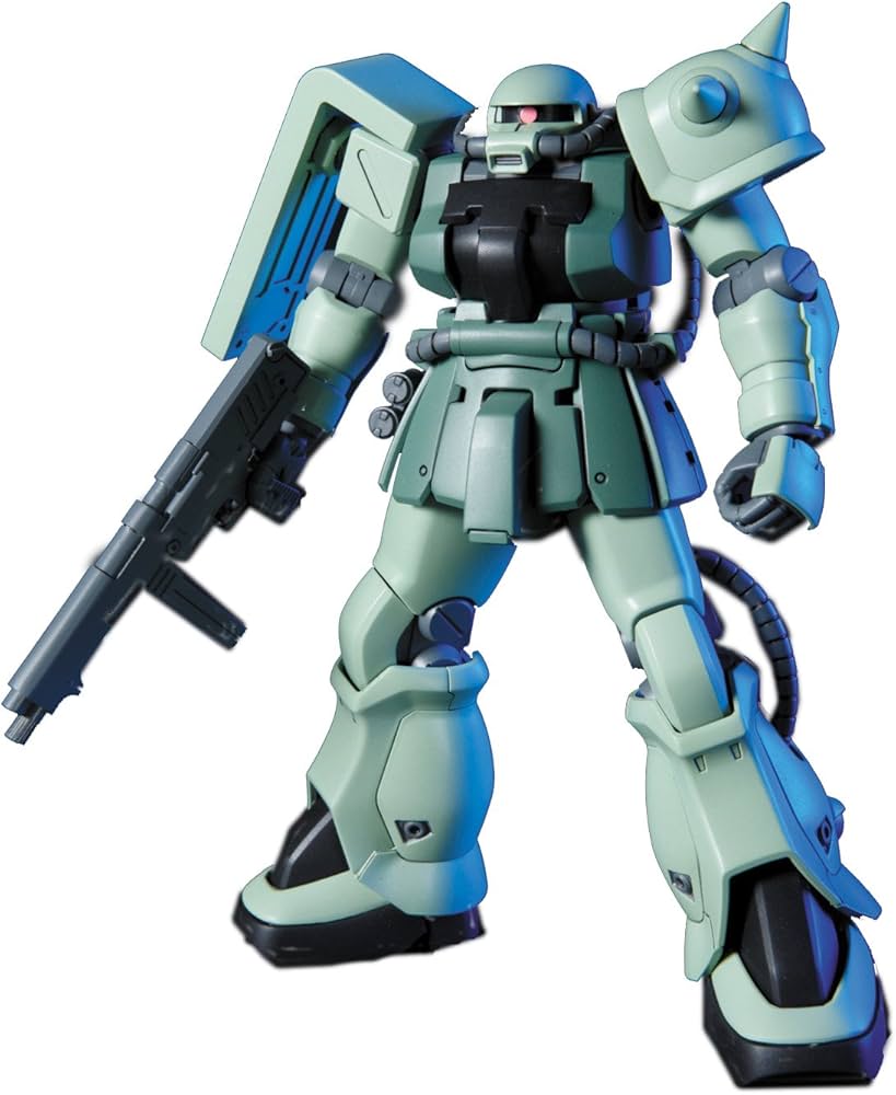 Amazon.com: Bandai Hobby #105 MS-06F-2 ZAKU II F2 Zeon Ver. Bandai