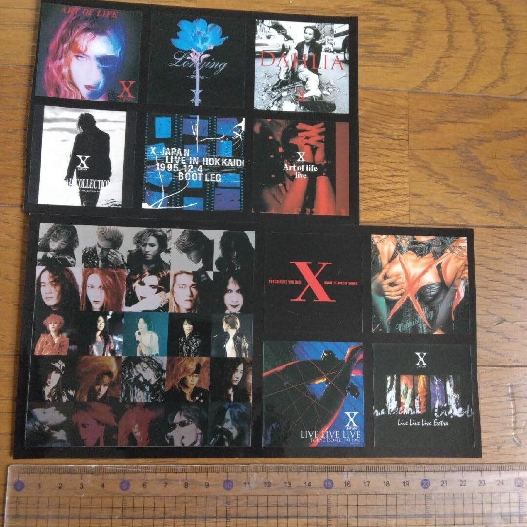 Amazon | X JAPAN ステッカー シール | シール・ステッカー | おもちゃ