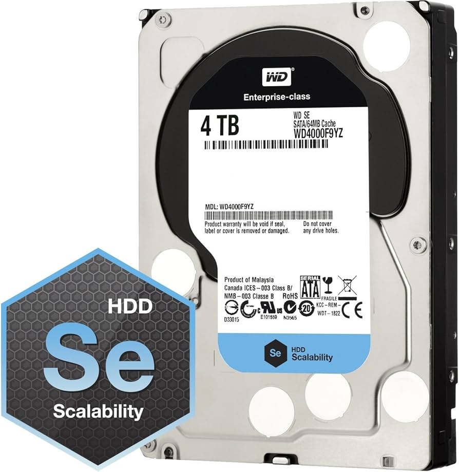 Amazon.com: Western Digital Se Wd4000F9Yz 4Tb 7200Rpm Sata3/Sata