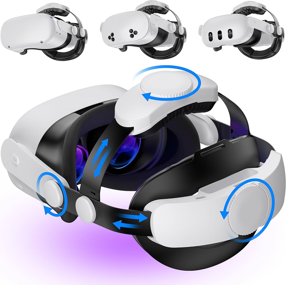 Amazon.com: Kawaye for Meta Quest 3S/Quest 2/Quest 3 Head Strap