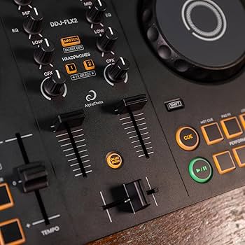 Amazon.com: Pioneer DJ AlphaTheta DDJ-FLX2 Compact 2-Channel DJ