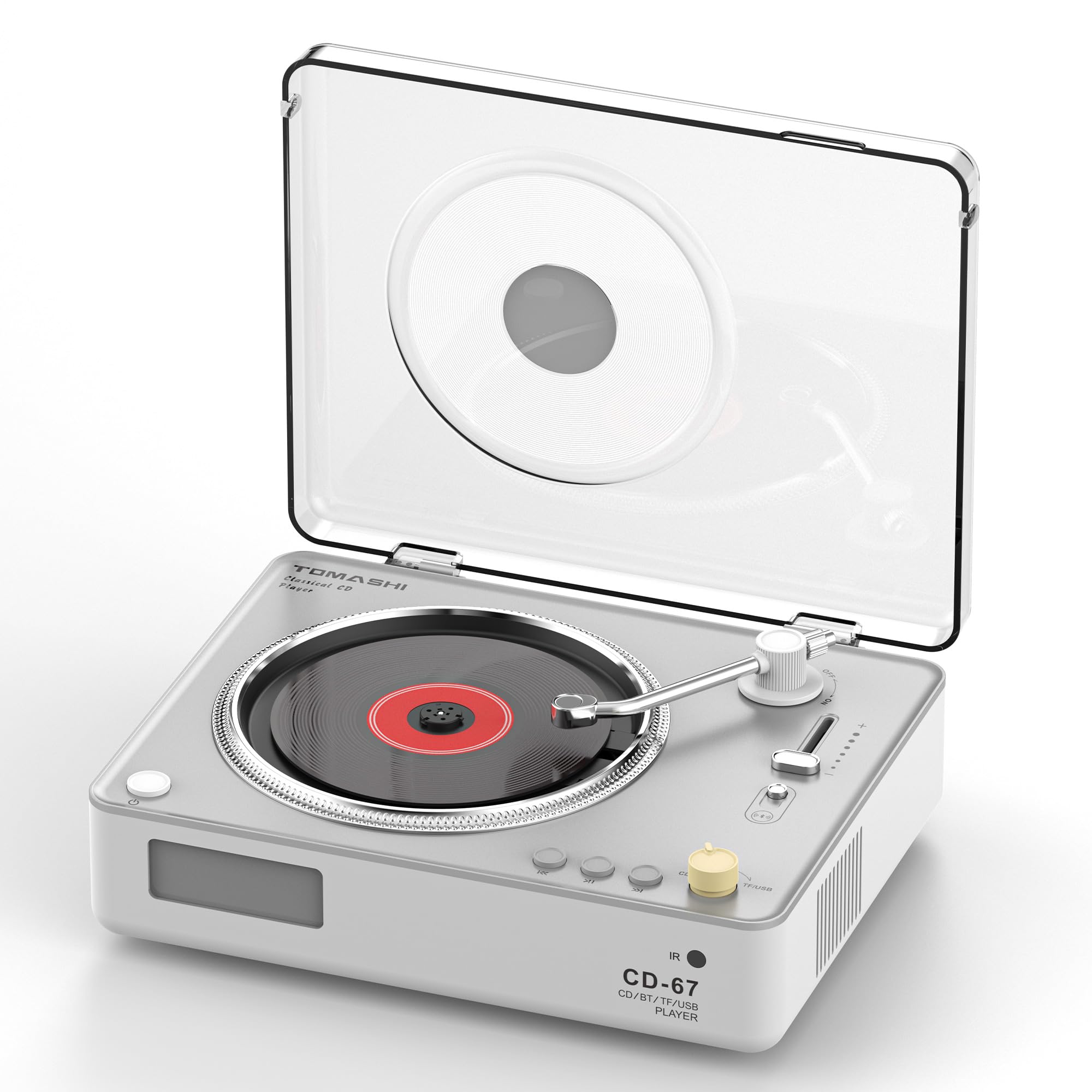 Amazon.com: CD Player with Stereo Speakers, Retro Portable CD