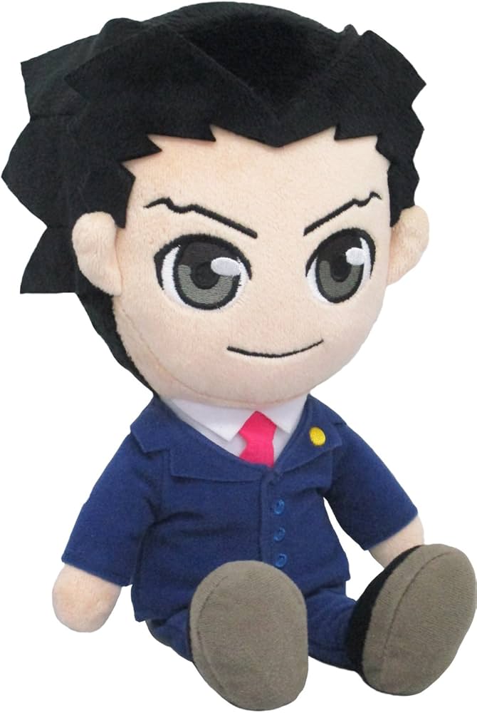 Amazon.co.jp: 逆転裁判 成歩堂龍一(S)ぬいぐるみ 座高19cm : おもちゃ