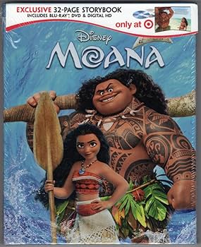 Amazon.com: Disney Moana - Exclusive 32-Page Storybook (Blu-ray +
