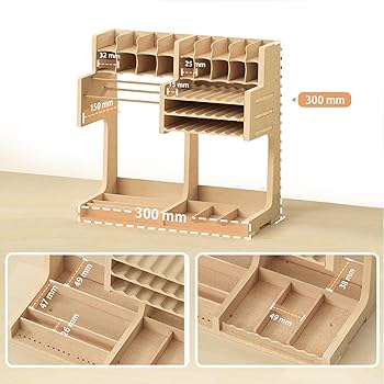 Amazon | Bucasso プラモデル ペイントラック モデルツール収納ラック