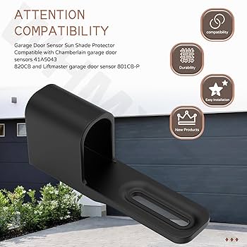Amazon.com: 2 Pack Garage Door Sensor Sun Shade Protector | Garage