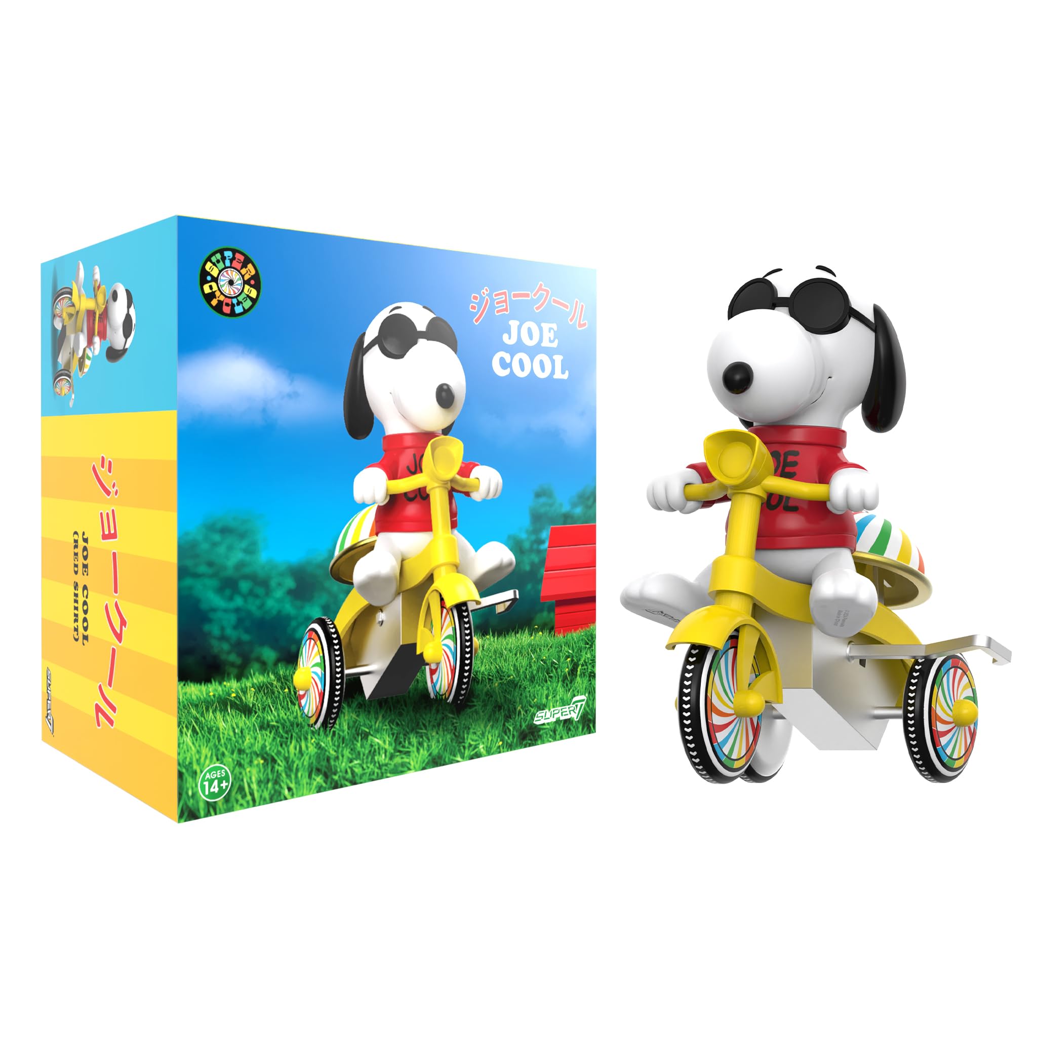 Amazon.com: Super7 Super Cycles Peanuts Snoopy Joe Cool Red with