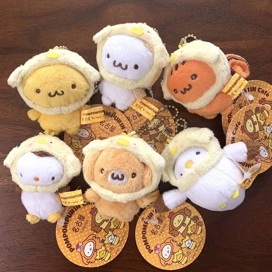 ポムポムプリン マスコットぬいぐるみ ポムポムプリンカフェ