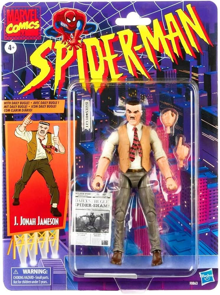 Amazon.co.jp: Hasbro Marvel Legends J Jonah Jameson 6インチ