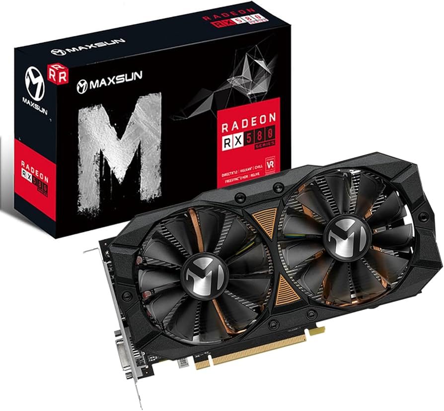 Amazon.com: maxsun AMD Radeon RX 580 8GB 2048SP GDDR5 Computer