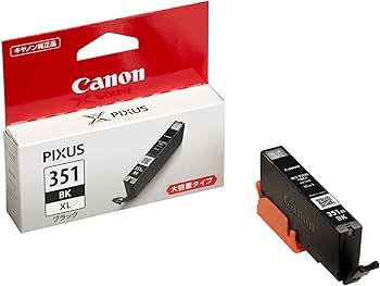 Amazon.co.jp: キヤノン 純正 インクカートリッジ BCI-351BK ブラック