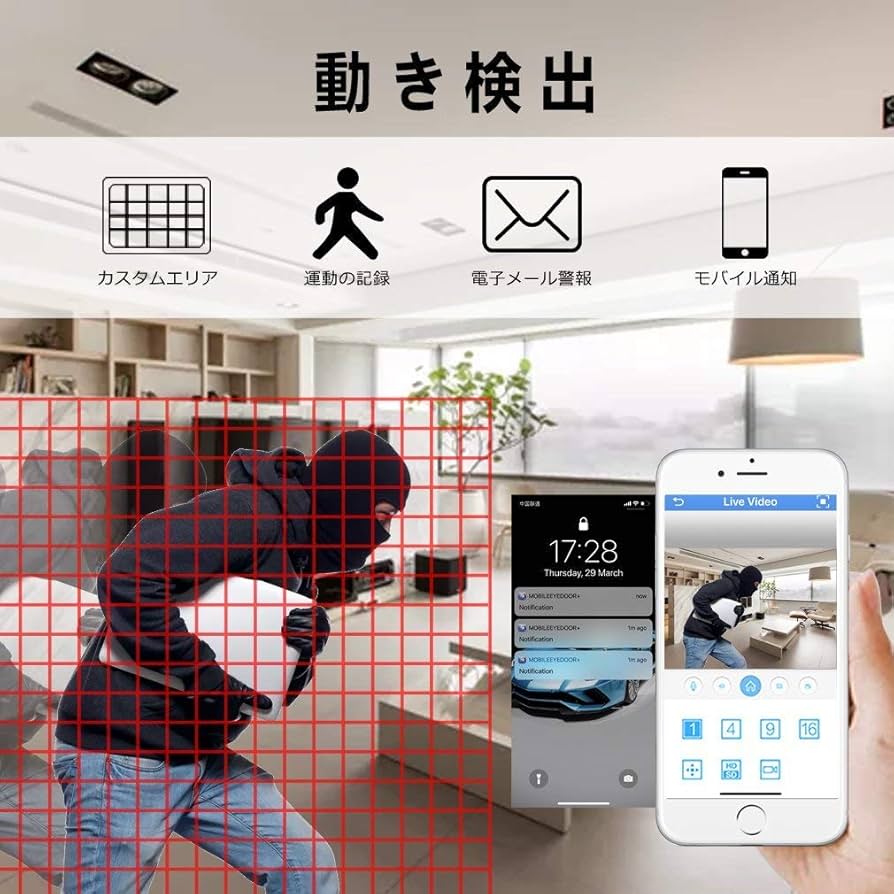 Amazon | TMEZON 500万画素 8CH デジタルレコーダー 防犯カメラ監視