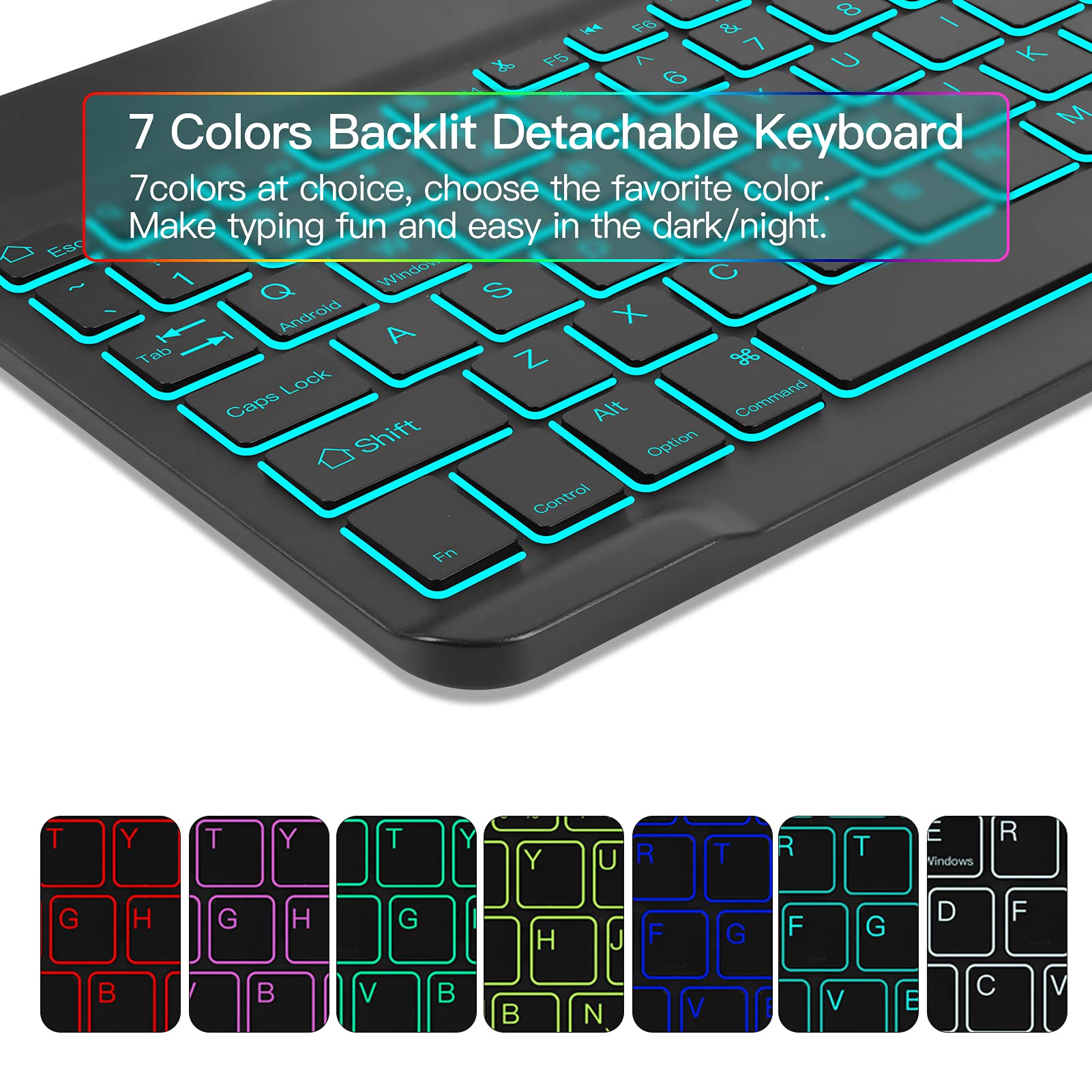 Amazon.co.jp: バックライト付きキーボードケース Kindle Fire HD 10