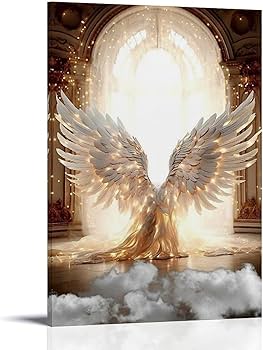 Amazon.co.jp: 天使の羽のポスター ポスター装飾絵画キャンバス壁