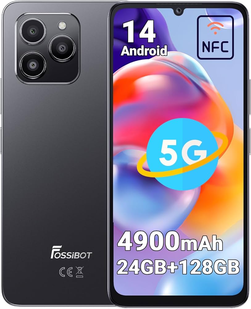 Amazon | FOSSiBOT S1 スマホ 5G対応 Android 14 携帯本体 SIMフリー