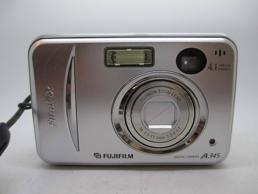 Fujifilm Câmera digital Finepix A345 4,1 MP com zoom óptico de 3 x