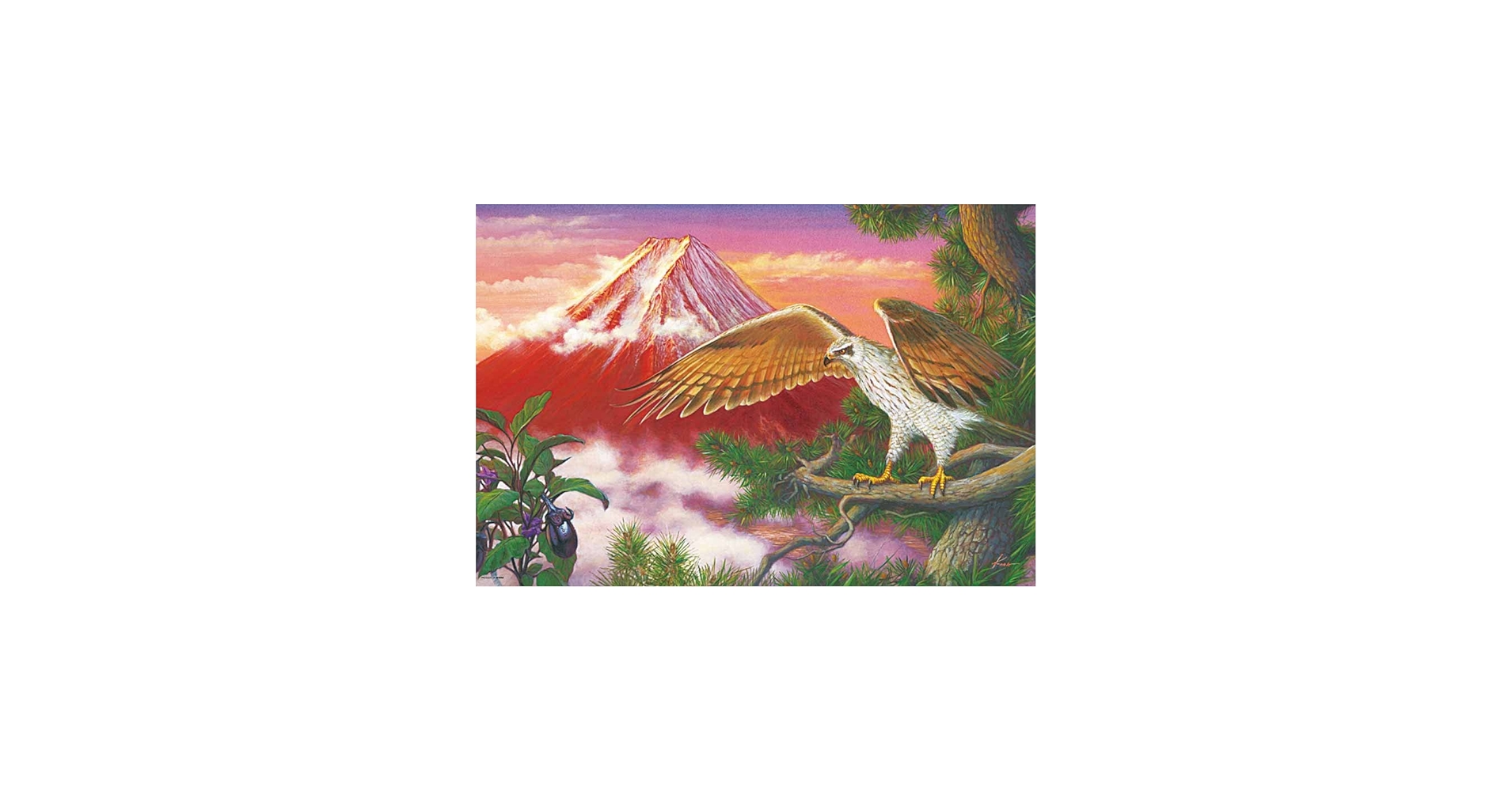 Amazon.co.jp: 1000ピース 一富士二鷹三茄子 61-317 : おもちゃ