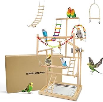 Amazon | バードアスレチック 鳥 遊び場 四層 バード アスレチック