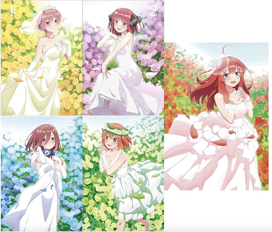 Amazon.co.jp: 【Blu-ray】五等分の花嫁∬ 全5巻セット : DVD