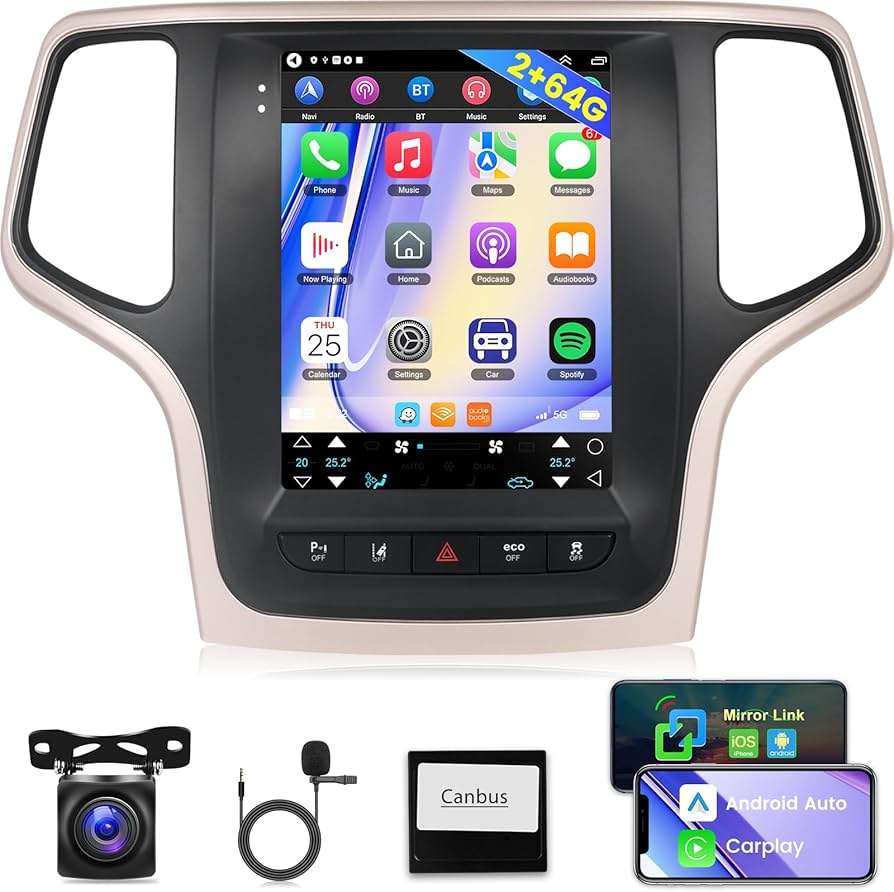 Amazon.com: [2G+64G] Car Radio for Jeep Grand Cherokee 2014-2020