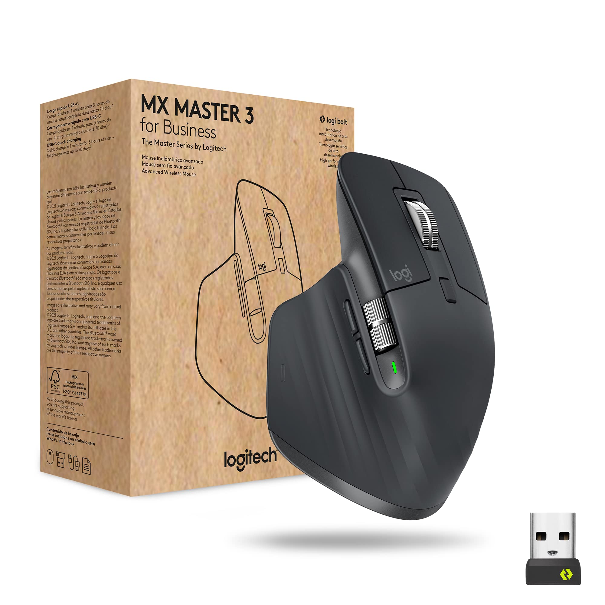 Amazon | Logitech MX Master 3 ビジネス用 ワイヤレスマウス Logi