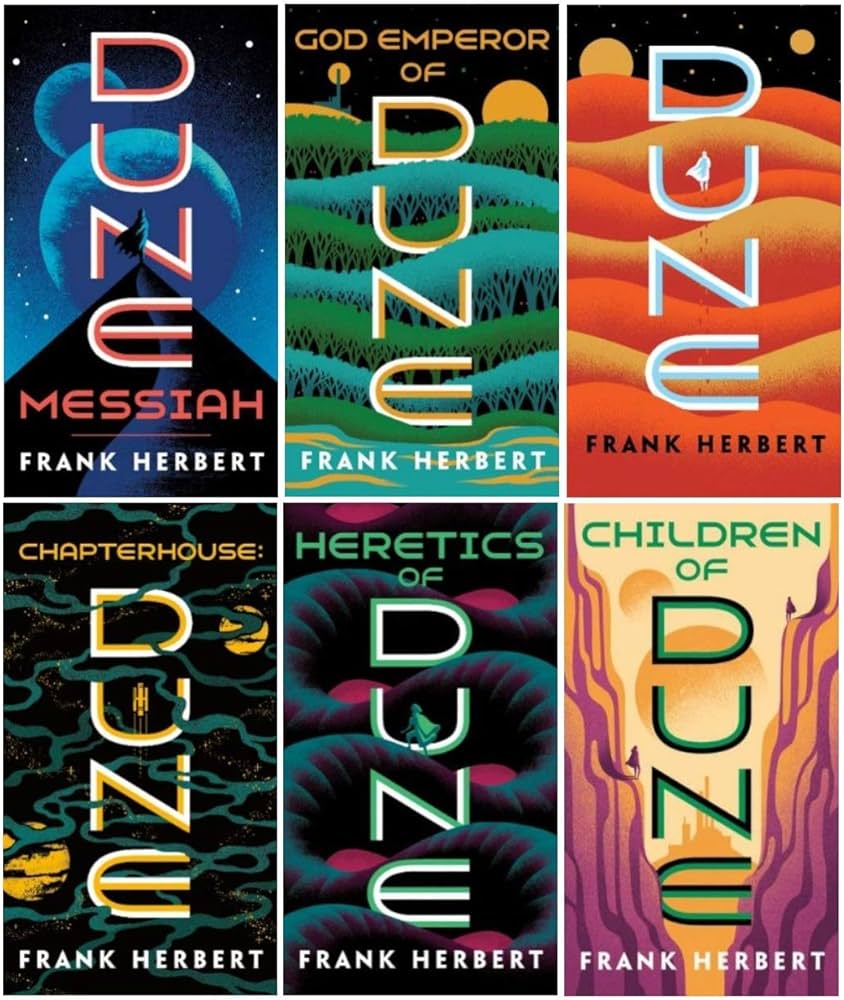 Complete Dune Series Set ( 6 Books ) Dune; Dune Messiah; Children