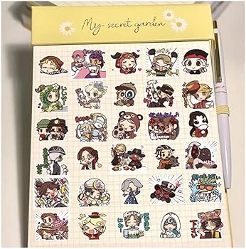 Amazon.co.jp: UWU IdentityV 第五人格 ステッカー 110枚 非公式 防水