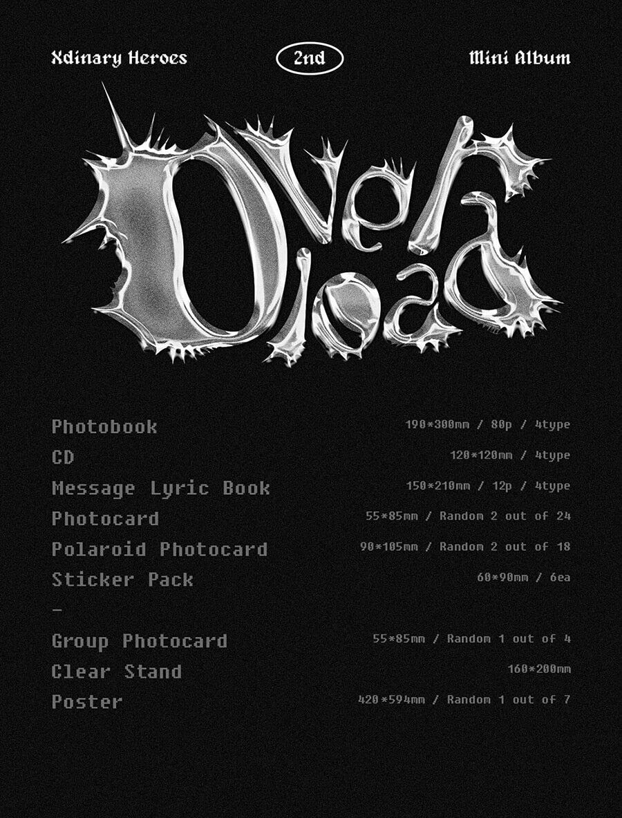 Amazon.com: XDINARY HEROES OVERLOAD 2nd Mini Album ( A / B / C / D