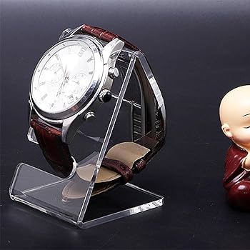 Amazon.co.jp: アクリル時計ホルダー | アクリル透明時計スタンド