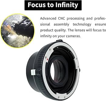 Amazon.com : XPIMAGE 0.71X Optical Focal Reducer Speed Booster