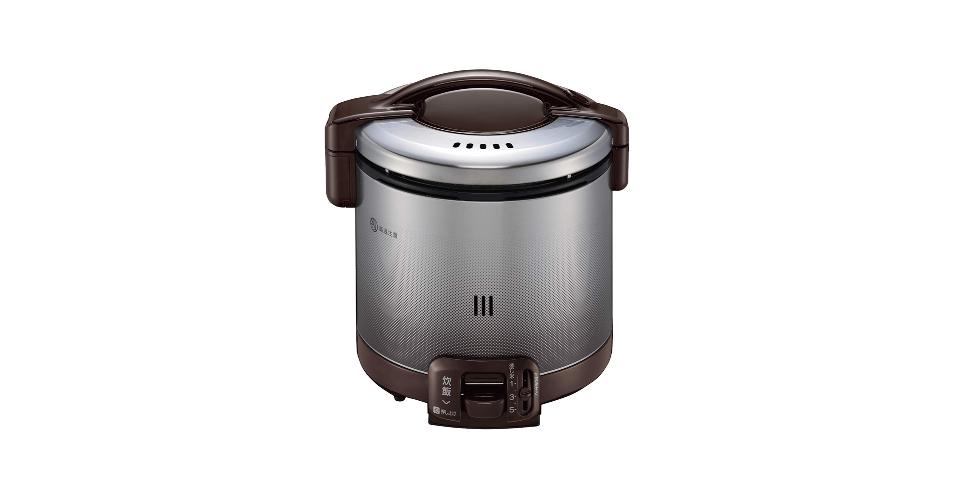 Amazon | ガス炊飯器 5合 ブラウン プロパンガス用 | ノーブランド品