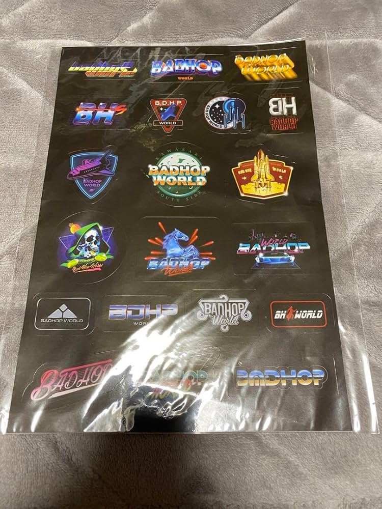 Amazon.co.jp: BAD HOP ステッカー badhop グッズ : おもちゃ