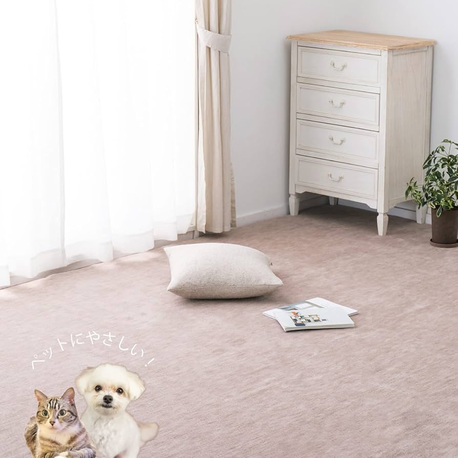 Amazon | 敷き詰めカーペット 『ラウム』 (江戸間10畳(約352×440cm