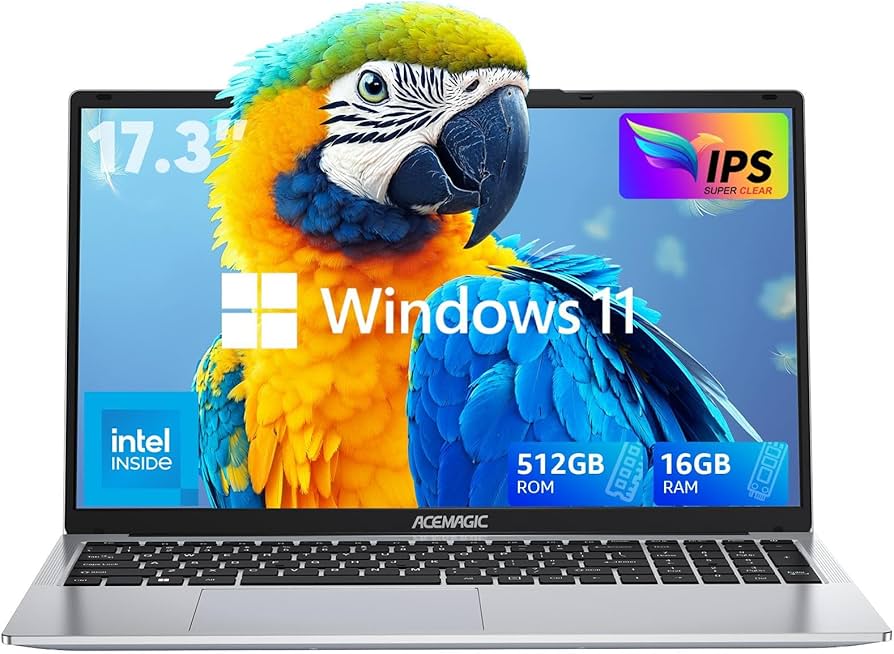 Amazon.com: ACEMAGIC Laptop Computer 17.3 Inch FHD Screen Premium