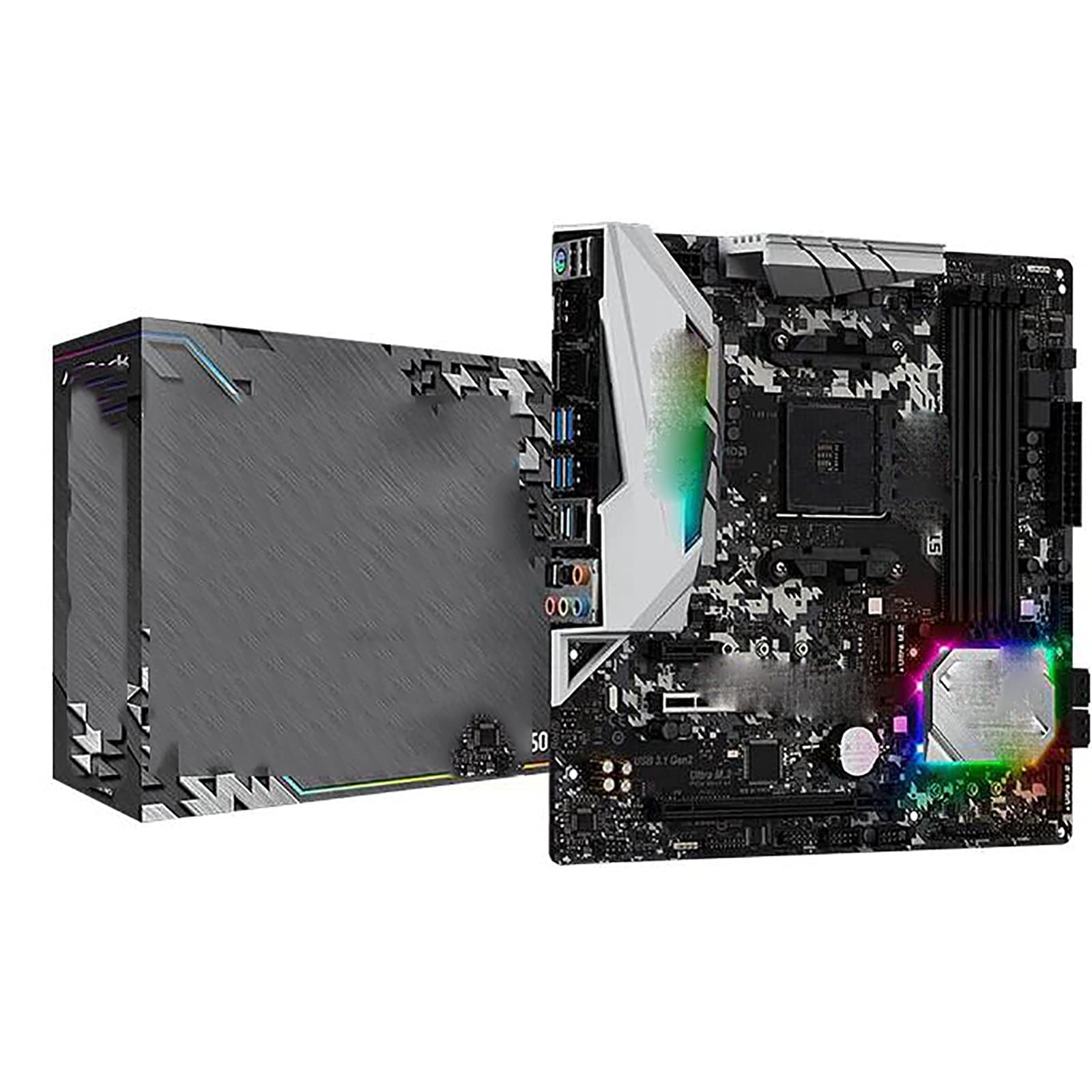 Amazon | ゲーミングマザーボード ASROCK B450M Steel Legend Micro