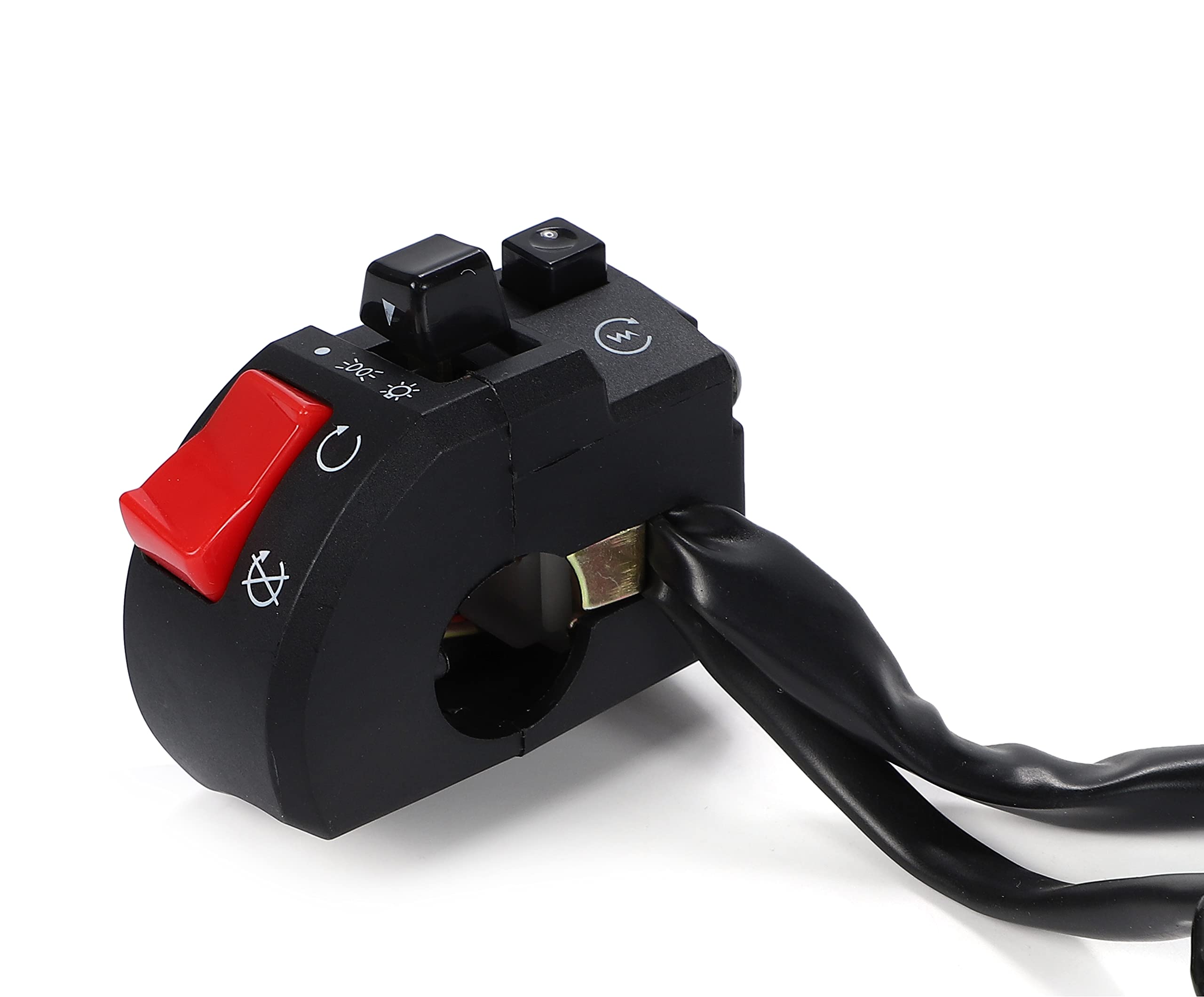 Amazon.co.jp: バイク ハンドル スイッチ ボックス 左右 汎用 多機能