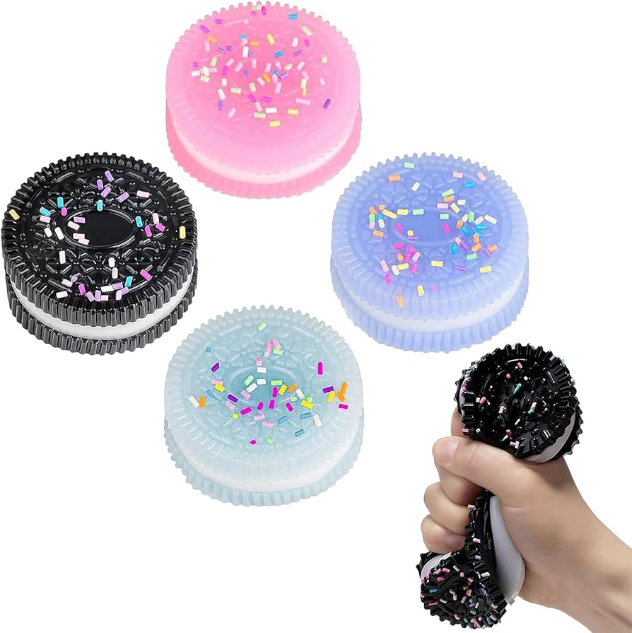 Amazon | クッキースクイーズ【4個】タバスクイーズストレス解消