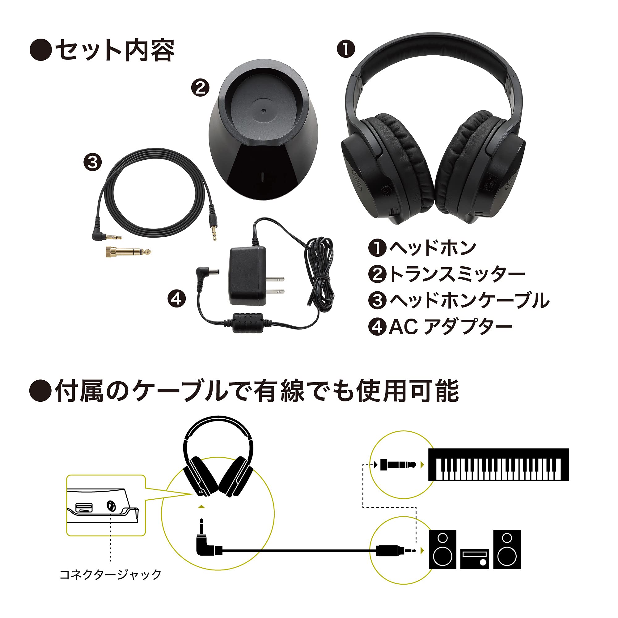 Amazon.co.jp: オーディオテクニカ ATH-EP1000IR 楽器用ワイヤレス
