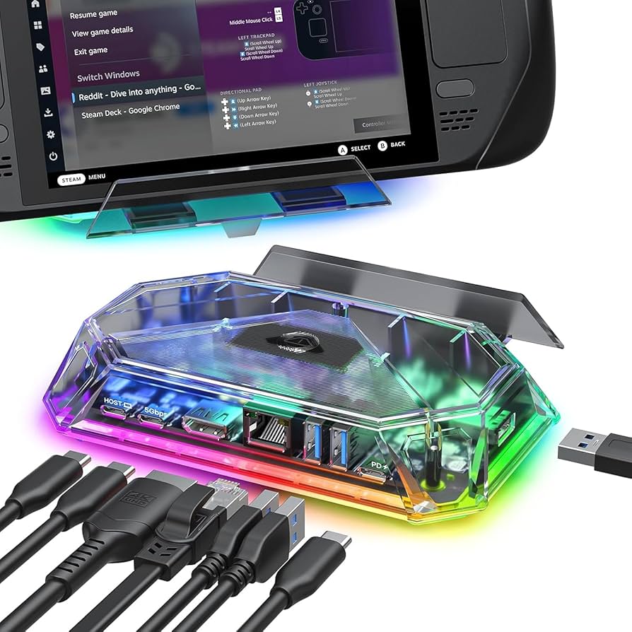 Amazon.co.jp: JSAUX RGB ドッキングステーション Steam Deck (OLED