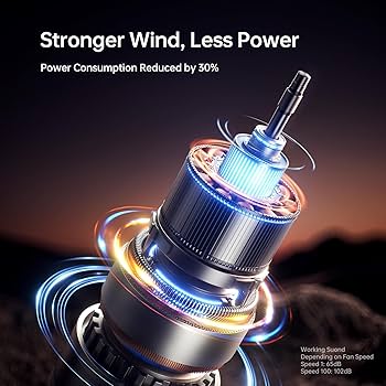 Amazon.com: JISULIFE Portable Handheld Fan Ultra2 9000mAh, Max 25