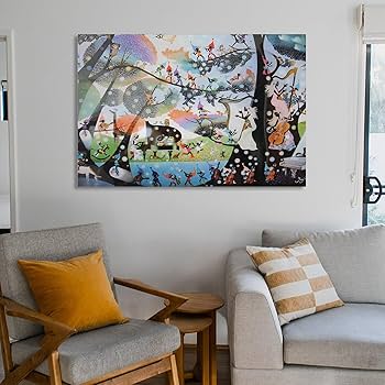 Amazon.co.jp: 藤城清治影絵の世界 泣いた赤鬼 絵画ポスター 壁アート