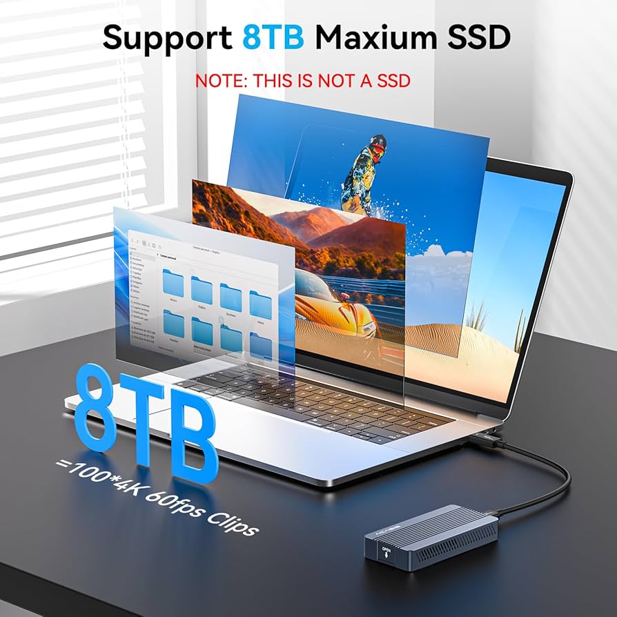 Amazon.com: ACASIS 40Gbps M.2 NVMe SSD Enclosure, with Cooling Fan