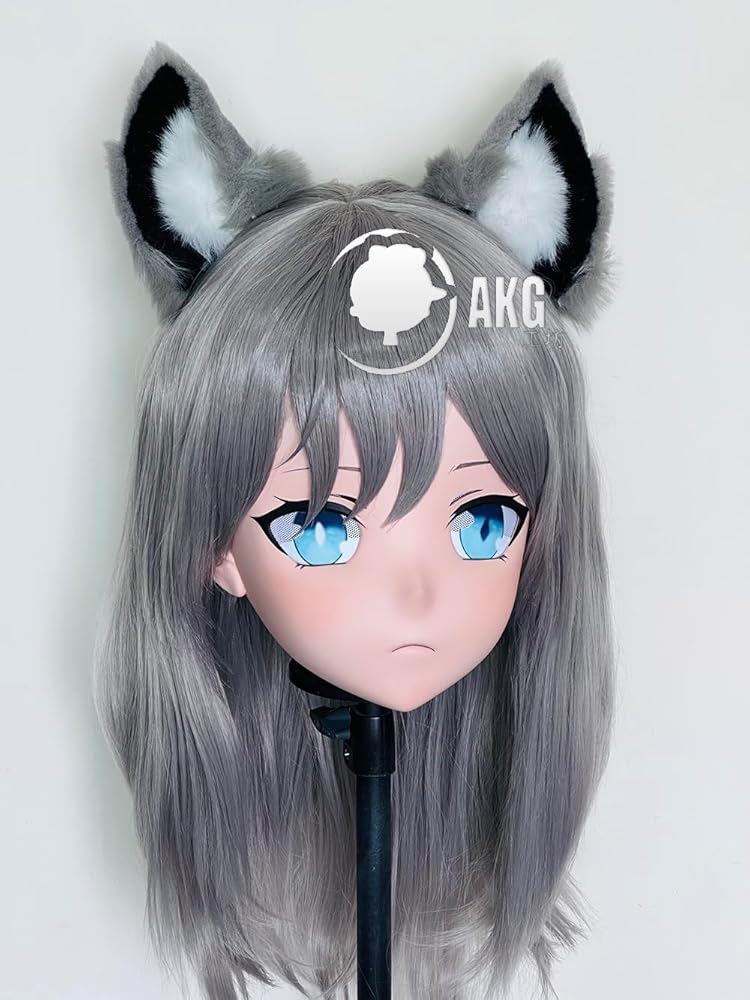 Amazon.co.jp: [achard] Resin Female Cosplay Anime Kigurumi Mask 砂