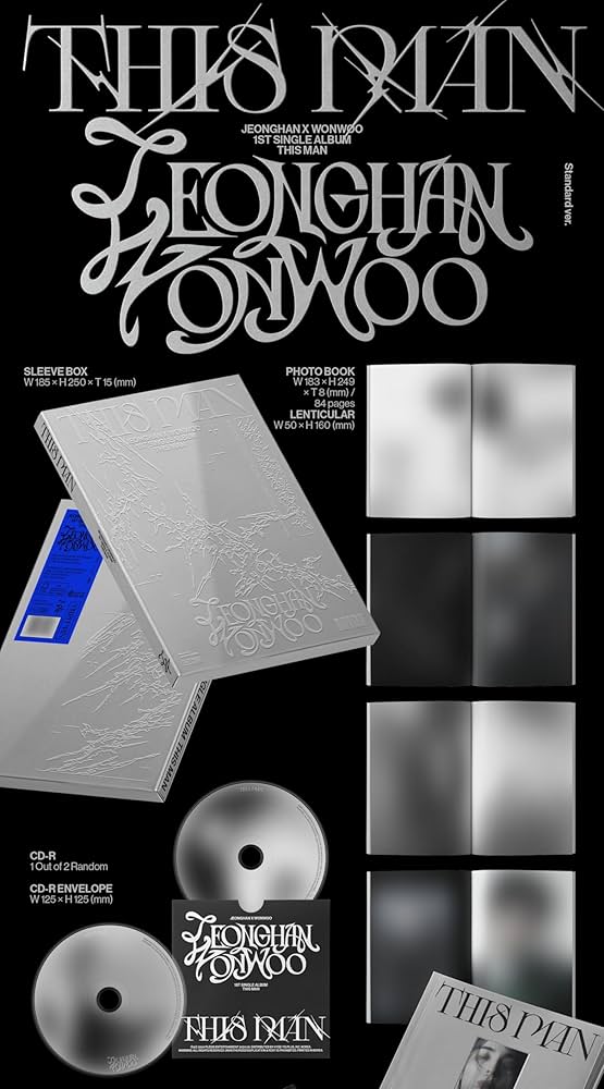 Amazon.co.jp: JEONGHAN X WONWOO [THIS MAN]（韓国盤）: ミュージック