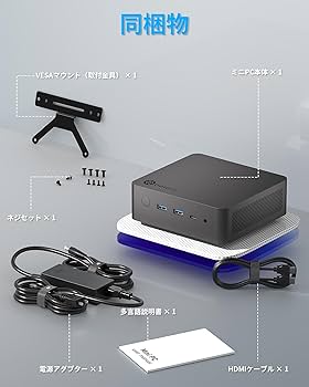 Amazon.co.jp: Getorli ミニPC AMD Ryzen™ 7 PRO 8845HS 搭載 32GB