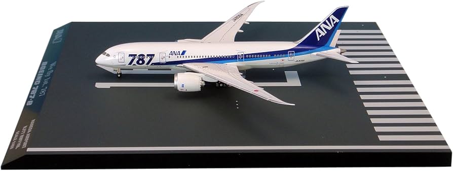 Amazon | 全日空商事 1/400 787-8 JA806A 787ロゴ付き国際線仕様機