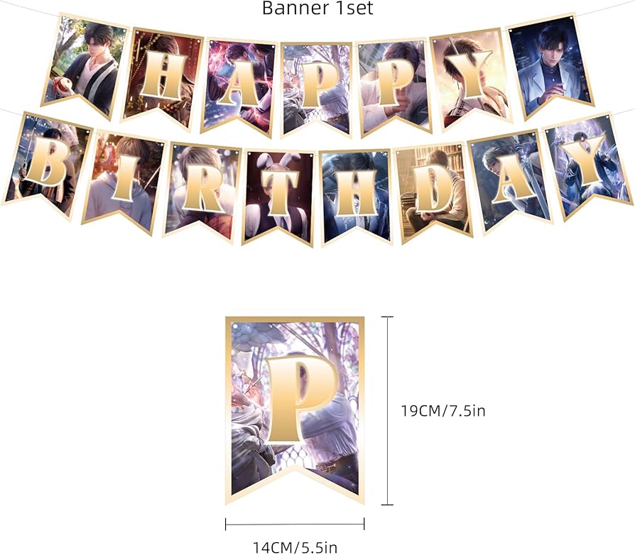 Amazon | 恋と深空 誕生日 飾り付け セイヤ レイ ホム キャラクター 全